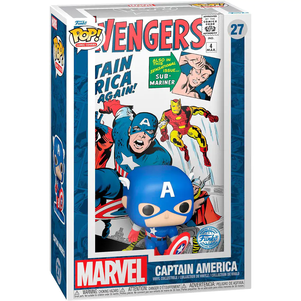 Marvel Funko POP! Comic Cover Vinyl figura Avengers #4 (1963) termékfotó