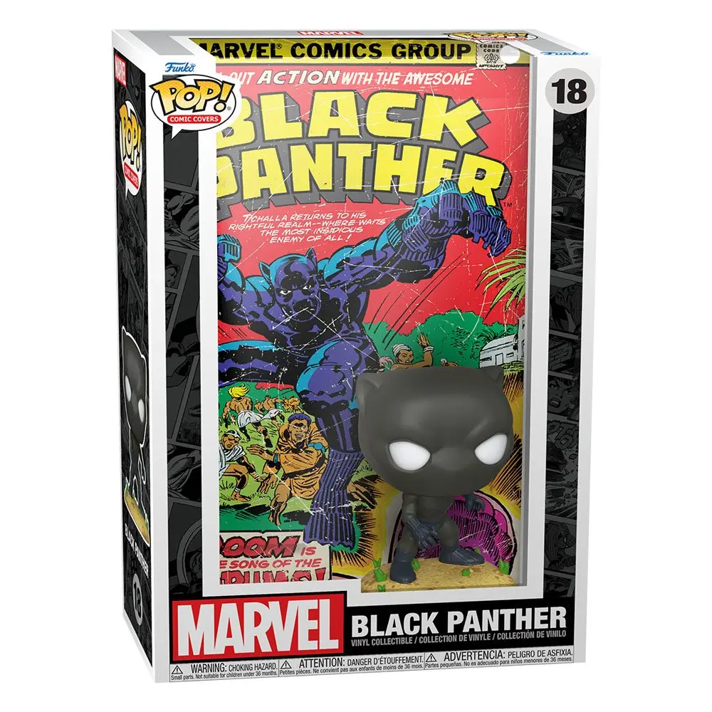 Marvel POP! Comic Cover Vinyl Figure Black Panther 9 cm termékfotó