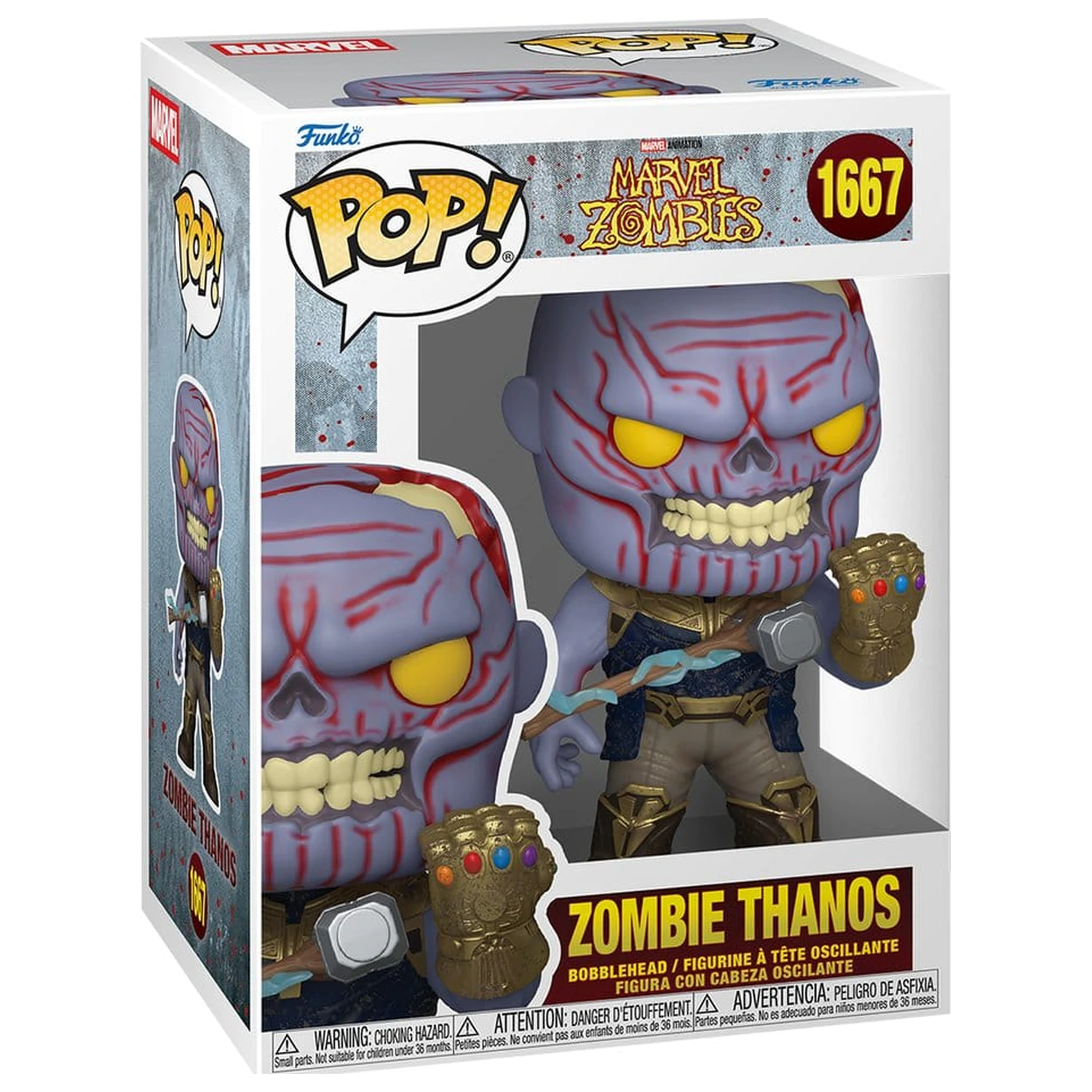 Marvel Funko POP! Comics Vinyl figura Zombie Thanos 9 cm termékfotó