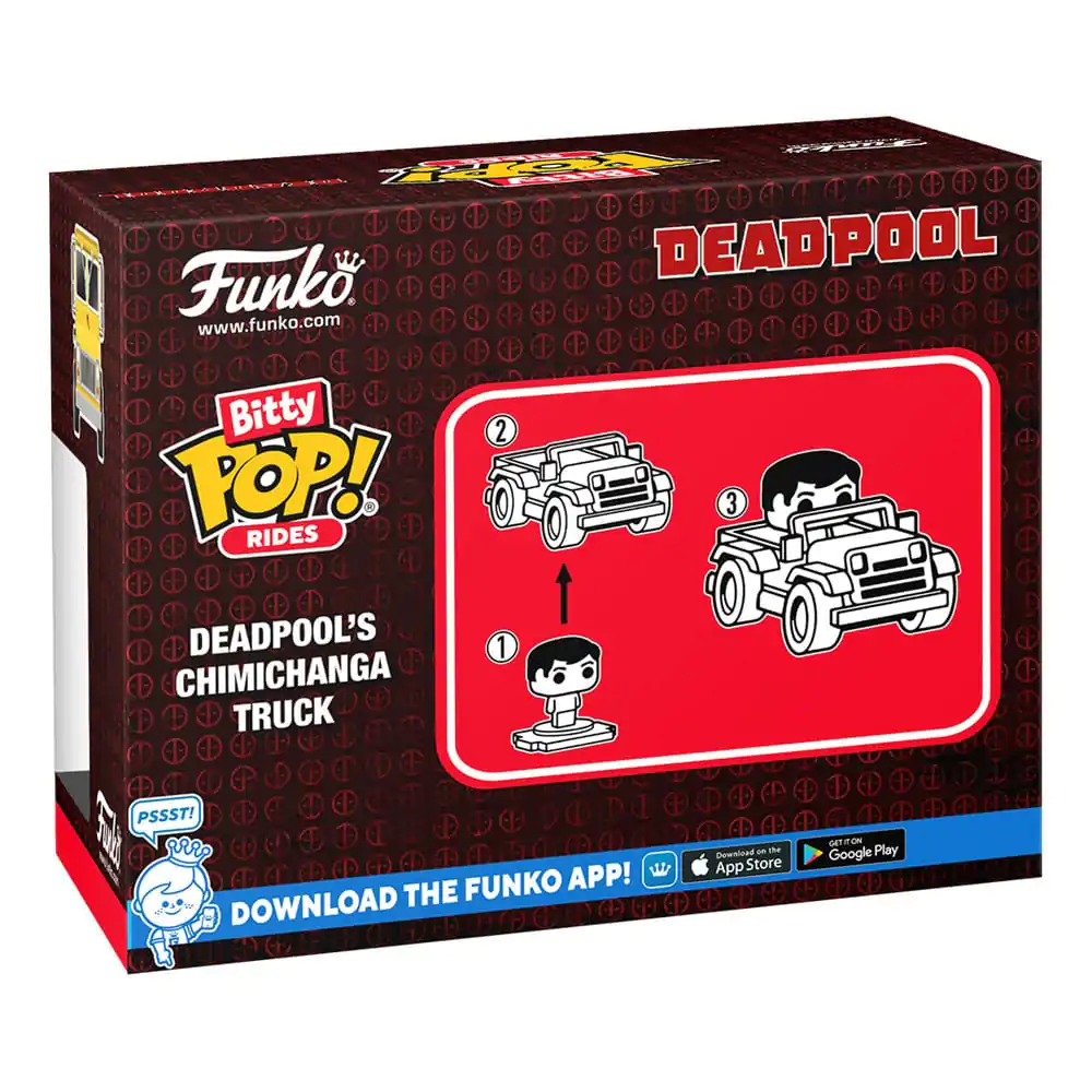 Marvel Funko POP! Rides Vinyl figura Deadpool w/Chimichanga Truck 2,5 cm termékfotó