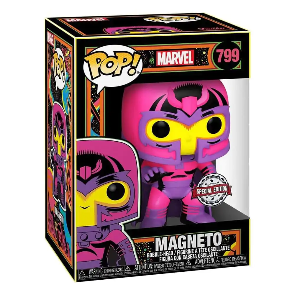 Marvel Funko POP! Vinyl figura Black Light- Magneto Exkluzív 9 cm termékfotó