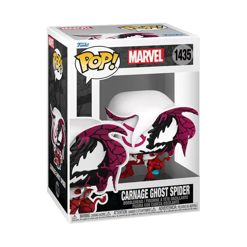 Marvel Funko POP! Vinyl figura Carnageized - Ghost Spider 9 cm termékfotó