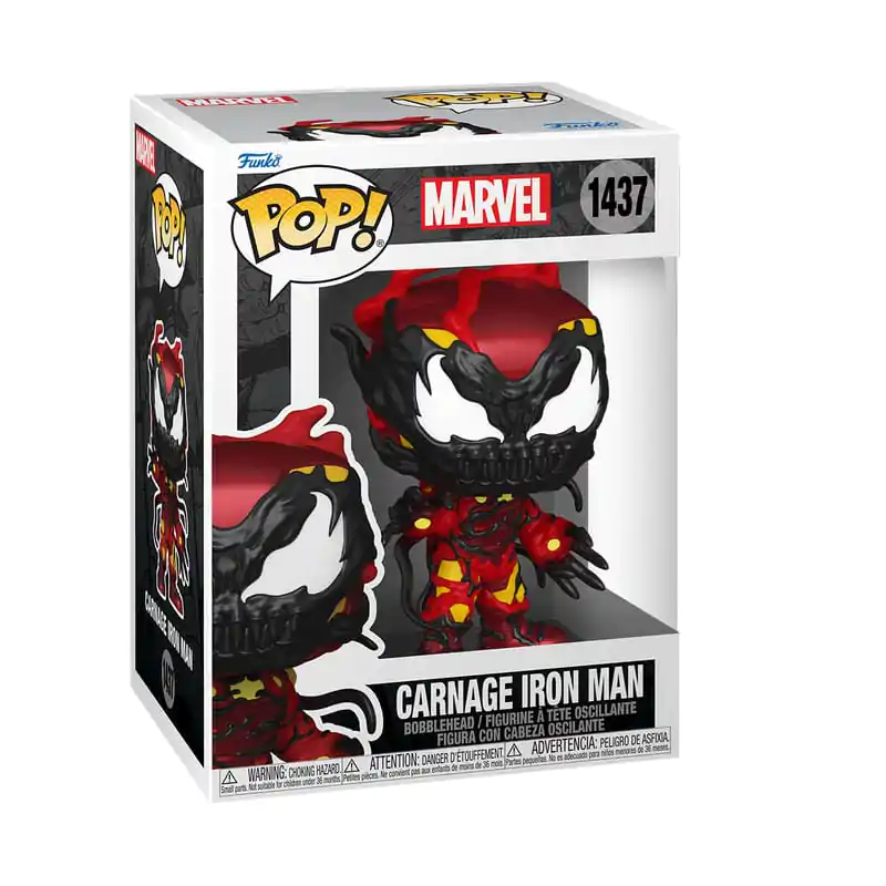 Marvel Funko POP! Vinyl figura Carnageized - Iron Man 9 cm termékfotó