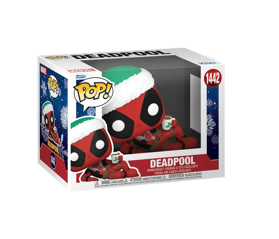 Marvel Funko POP! Vinyl Figure Holiday Deadpool 9 cm termékfotó