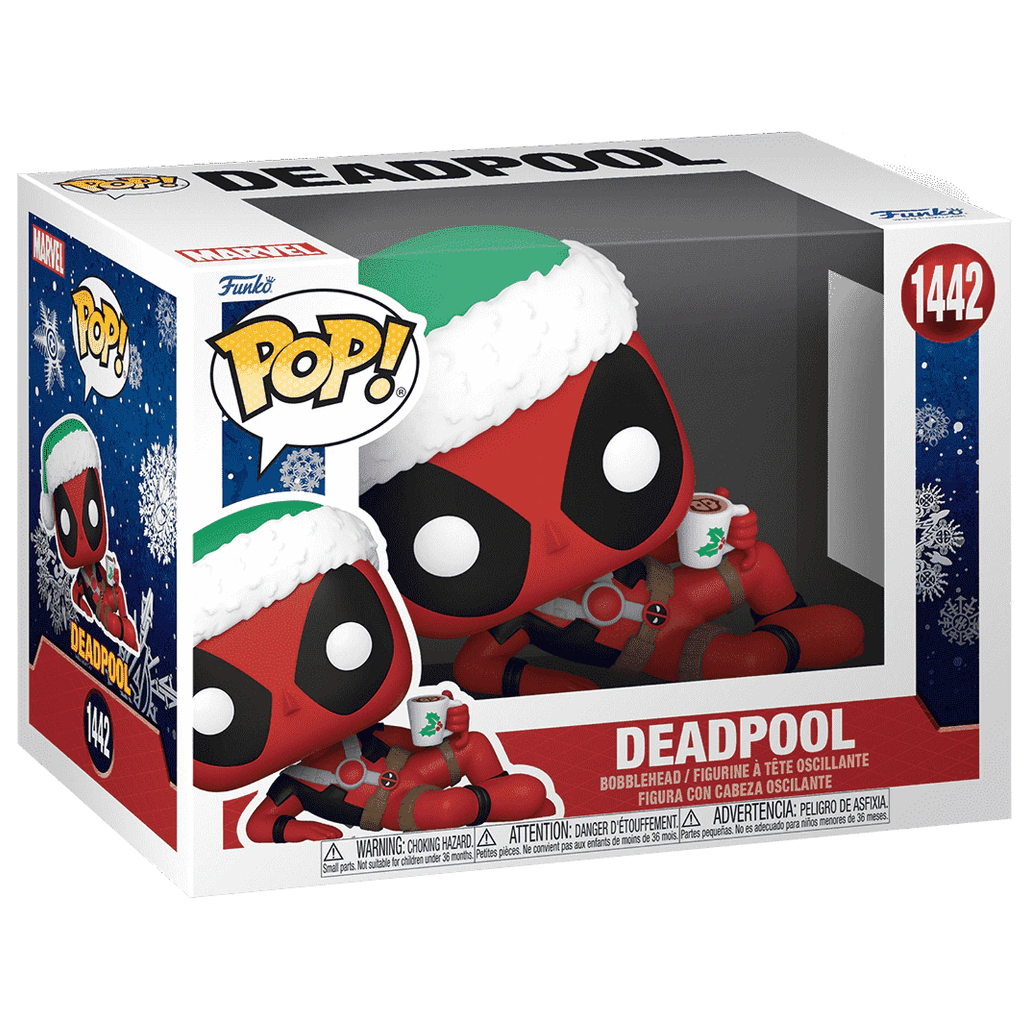 Marvel Funko POP! Vinyl figura Holiday Deadpool 9 cm termékfotó