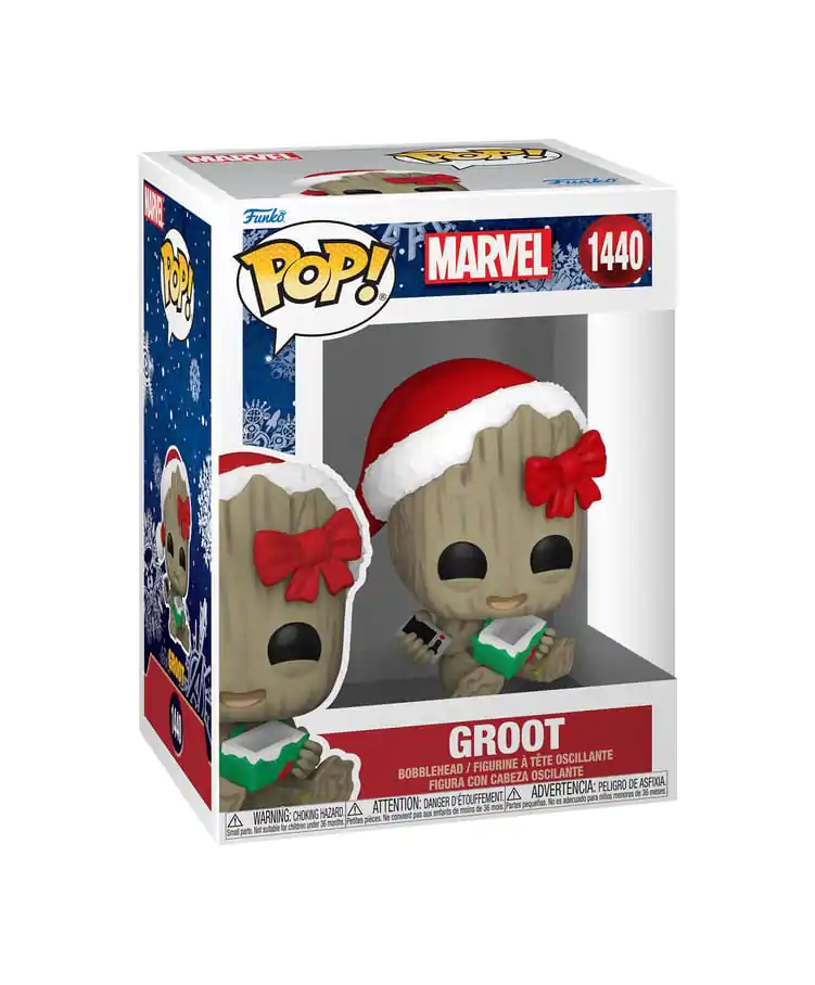 Marvel Funko POP! Vinyl figura Holiday Groot 9 cm termékfotó