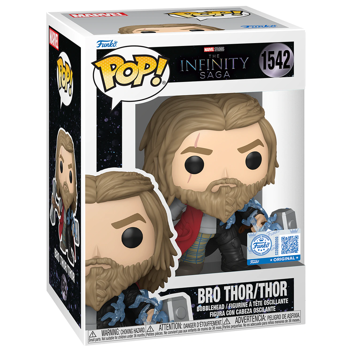 Marvel Funko POP! Vinyl figura Split- Thor/Bro Thor Exkluzív 9 cm termékfotó