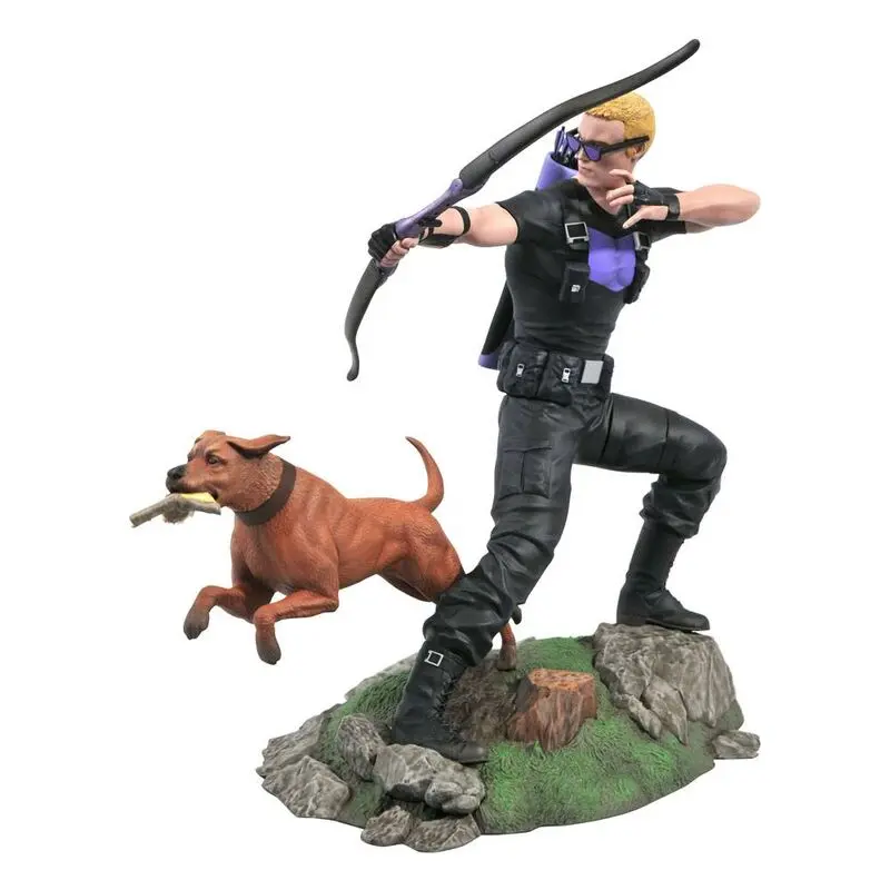 Marvel Comic Gallery PVC Statue Hawkeye with Pizza Dog 23 cm termékfotó