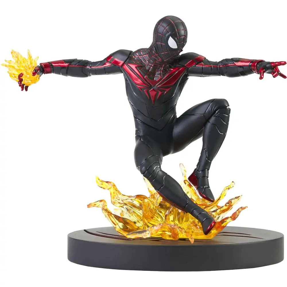 Marvel Gallery Comic Pókember Ps5 Miles Morales figura 18cm termékfotó