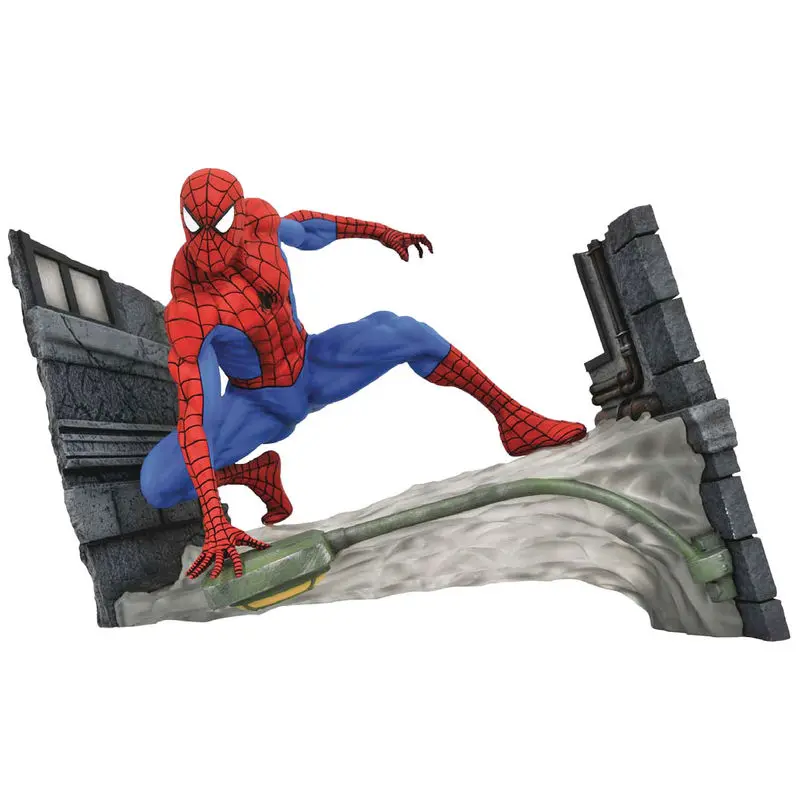 Marvel Gallery Pókember Webbing diorama figura 18cm termékfotó