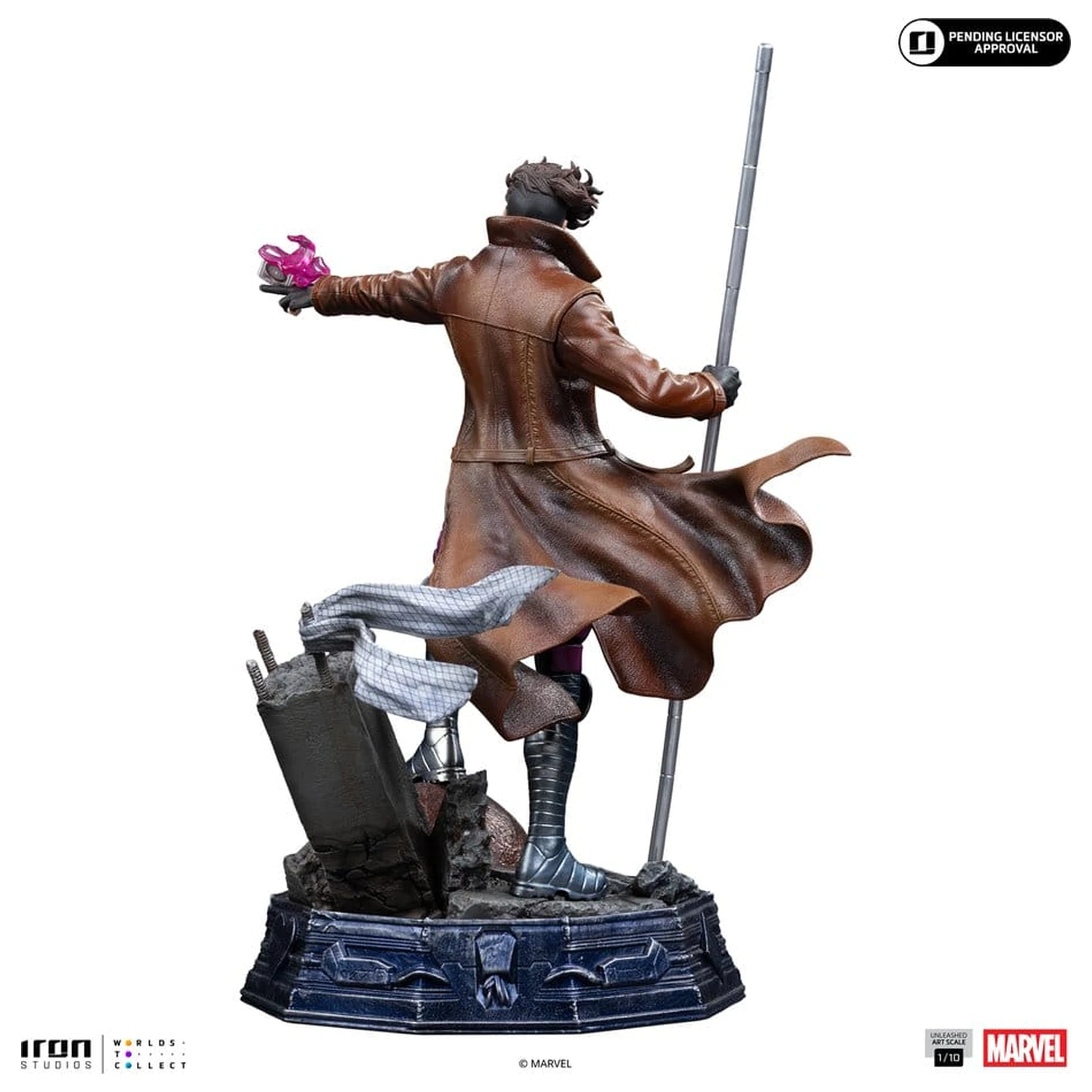 Marvel Gambit Unleashed Art Scale szobor figura 1/10 Gambit termékfotó