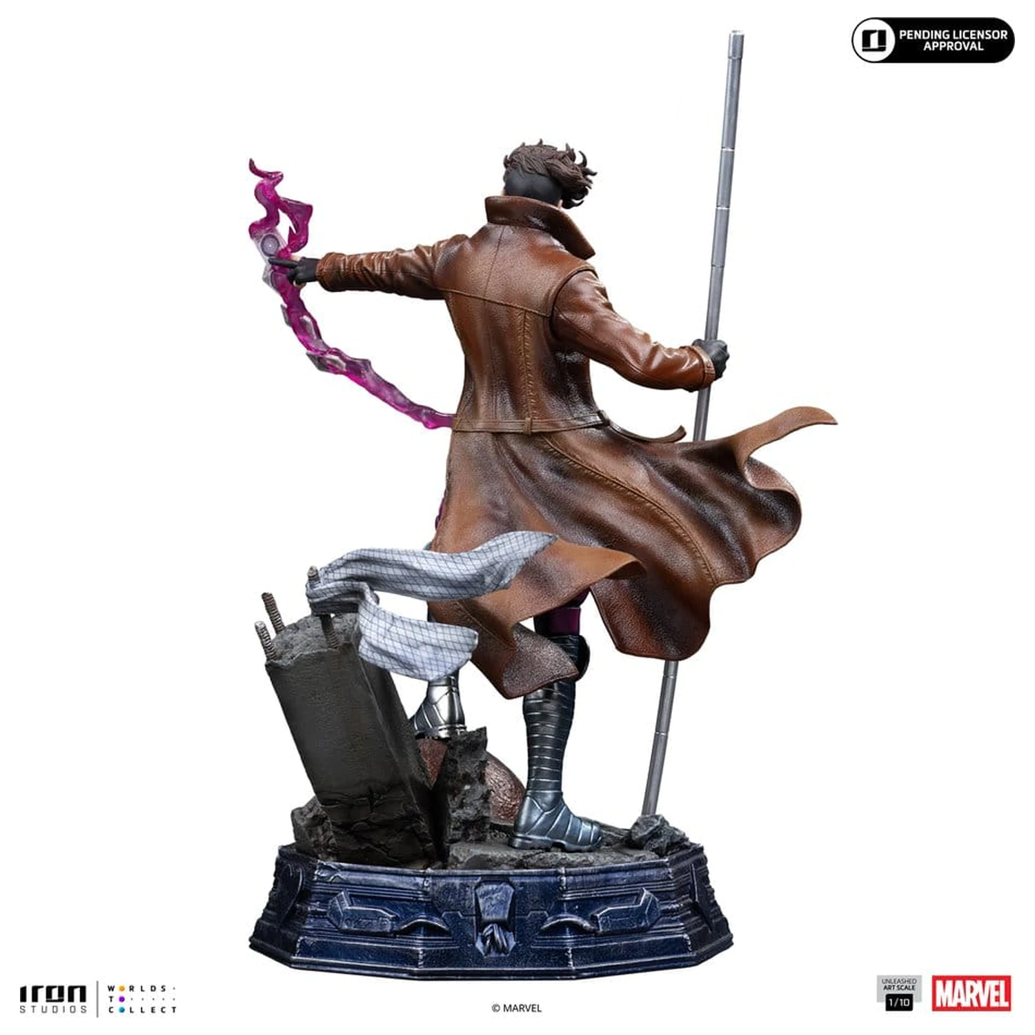 Marvel Gambit Unleashed Art Scale szobor figura 1/10 Gambit termékfotó