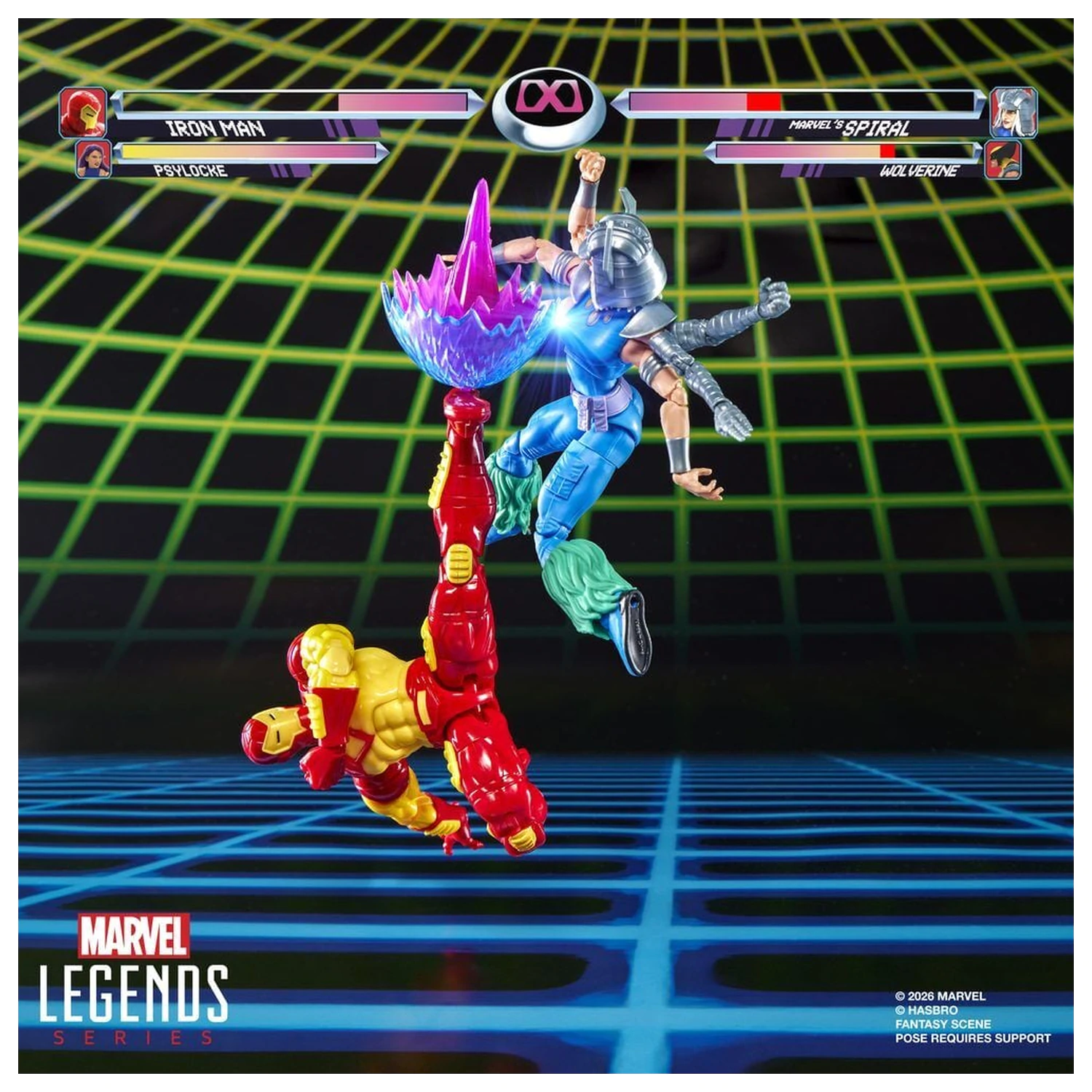 Marvel Games Iron Man Vs Marvels Spiral 2db-os figura csomag 15cm termékfotó