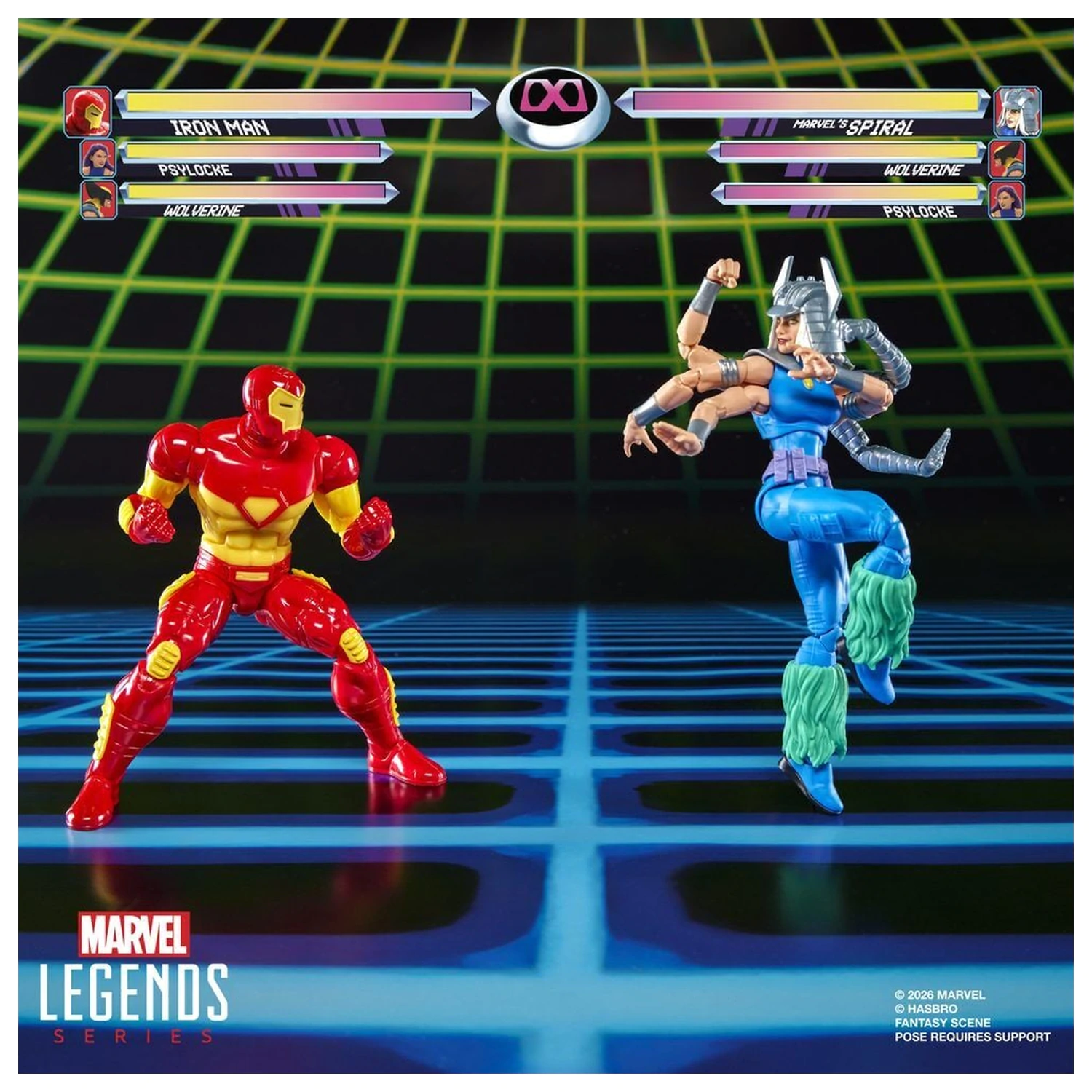 Marvel Games Iron Man Vs Marvels Spiral 2db-os figura csomag 15cm termékfotó