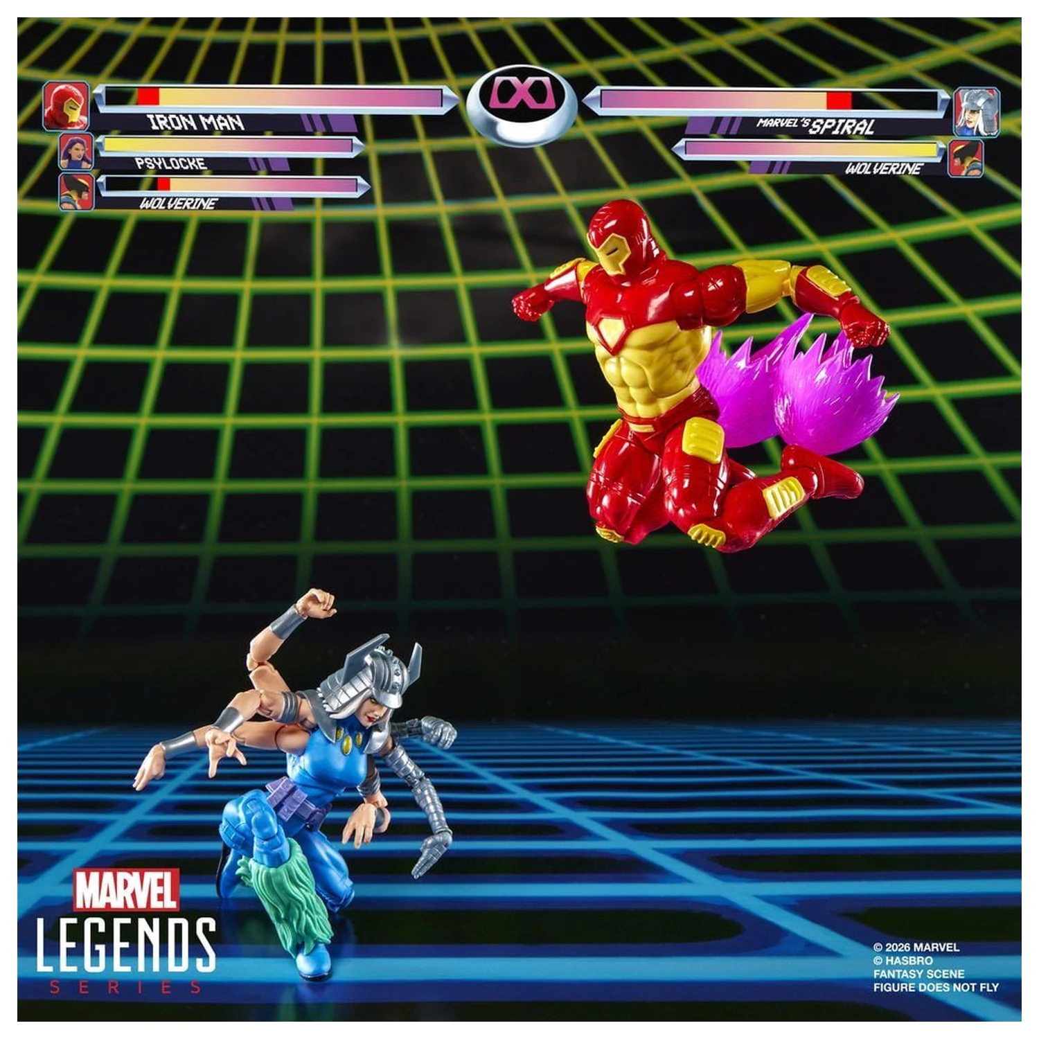 Marvel Games Iron Man Vs Marvels Spiral 2db-os figura csomag 15cm termékfotó