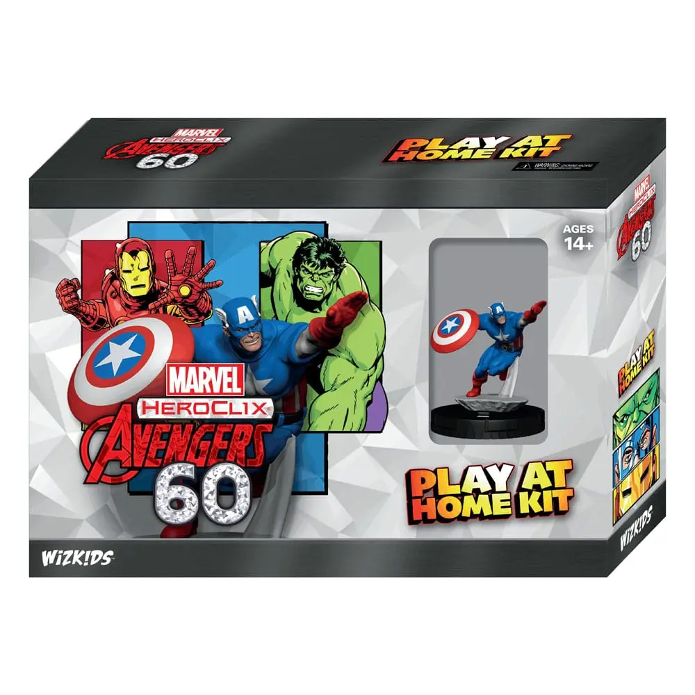 Marvel HeroClix: Avengers 60th Anniversary Play at Home Kit - Captain America termékfotó