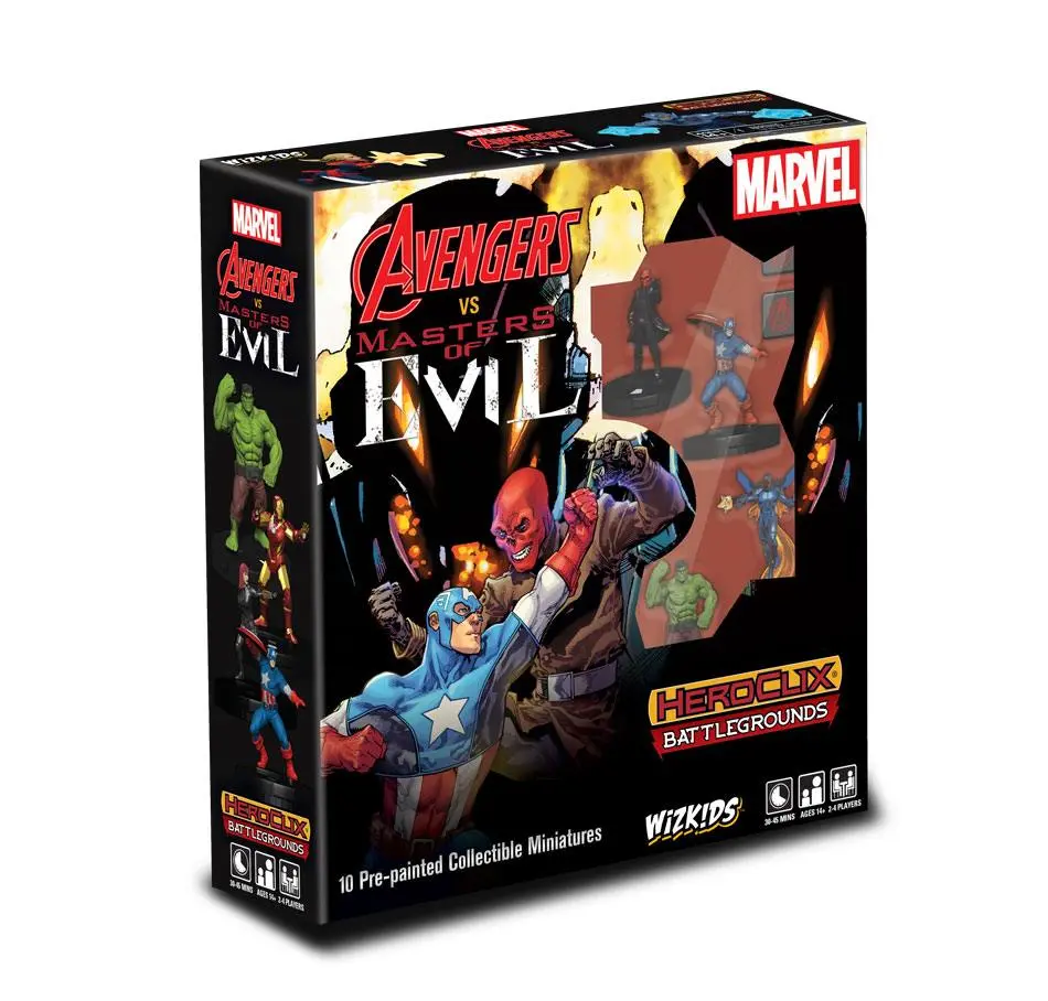 Marvel HeroClix Battlegrounds: Avengers vs Masters of Evil Angol nyelvű termékfotó