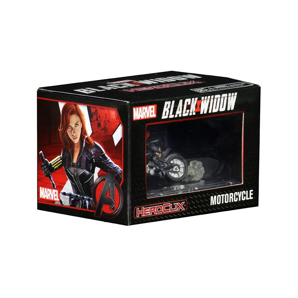 Marvel HeroClix: Black Widow Movie - Black Widow with Motorcycle figura termékfotó