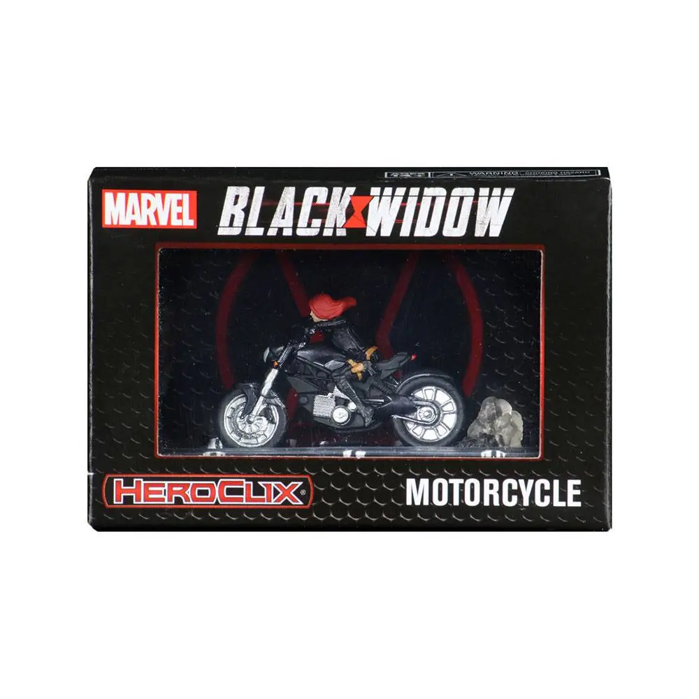 Marvel HeroClix: Black Widow Movie - Black Widow with Motorcycle figura termékfotó