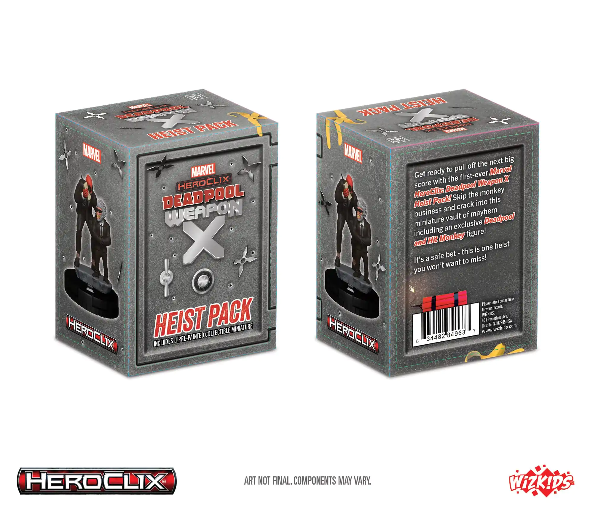 Marvel HeroClix: Deadpool and Hit-Monkey Heist Pack termékfotó