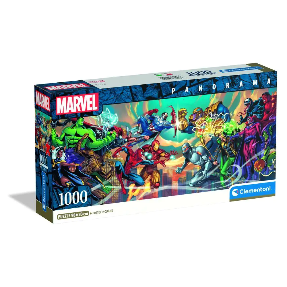 Marvel Heroes vs Villains panorama puzzle 1000db-os termékfotó