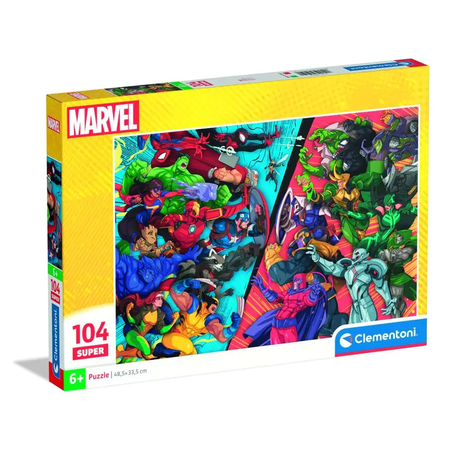 Marvel Heroes vs Villains super puzzle 104db-os termékfotó