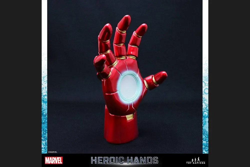 Marvel Heroic Hands  Life-Size Statue #2A Iron Man 23 cm termékfotó