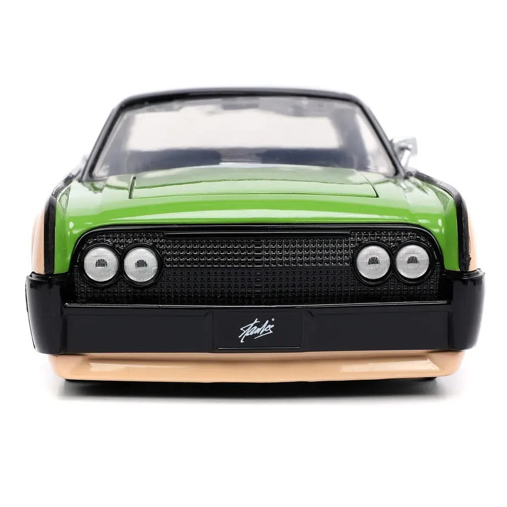Marvel Hollywood Rides Diecast Model 1/24 1963 Lincoln Continental és Stan Lee figura termékfotó
