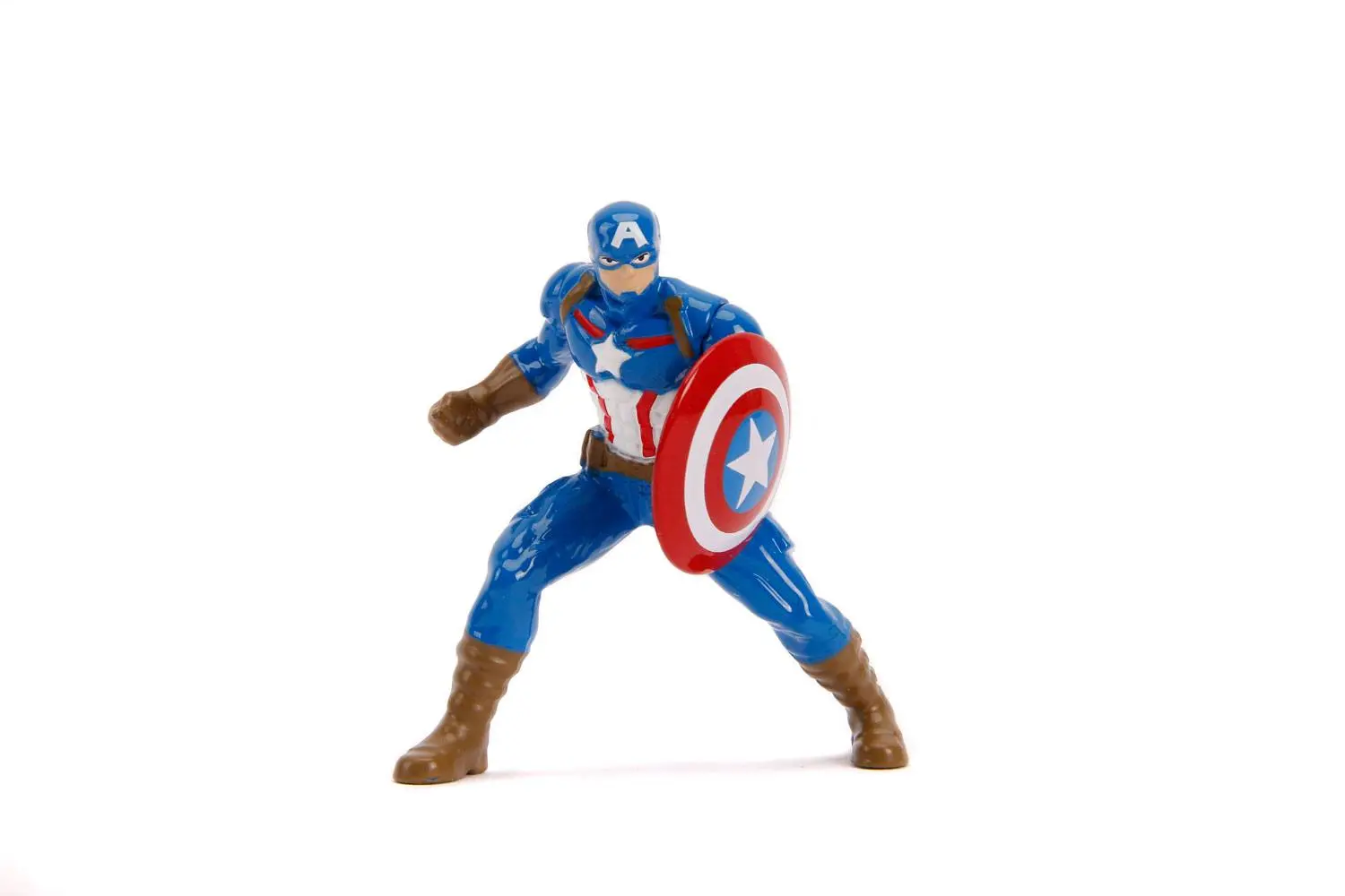 Marvel Hollywood Rides Diecast Model 1/24 2006 Ford Mustang GT és  Captain America figura termékfotó