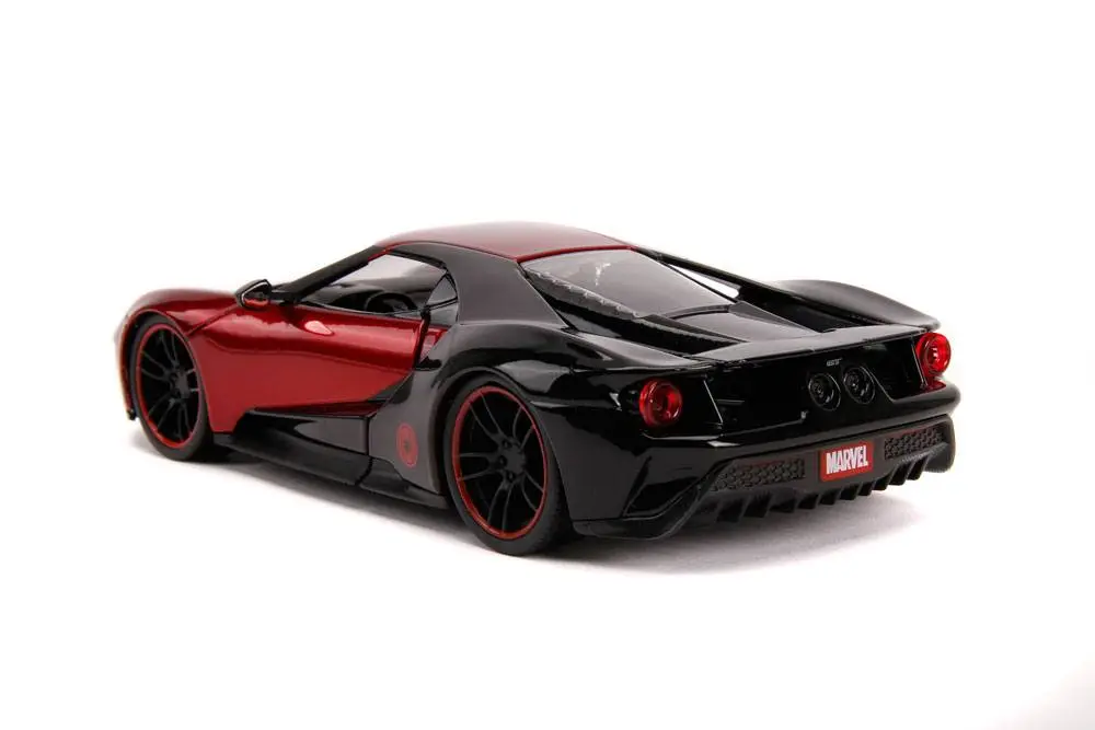Marvel Hollywood Rides Diecast Model 1/24 2017 Ford GT és Miles Morales figura termékfotó