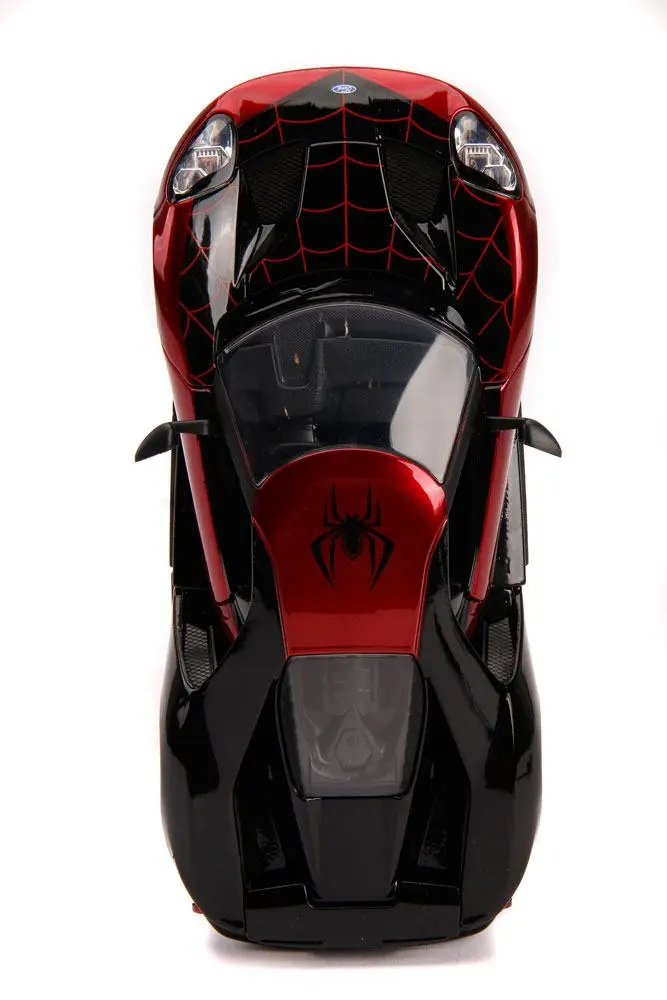 Marvel Hollywood Rides Diecast Model 1/24 2017 Ford GT és Miles Morales figura termékfotó