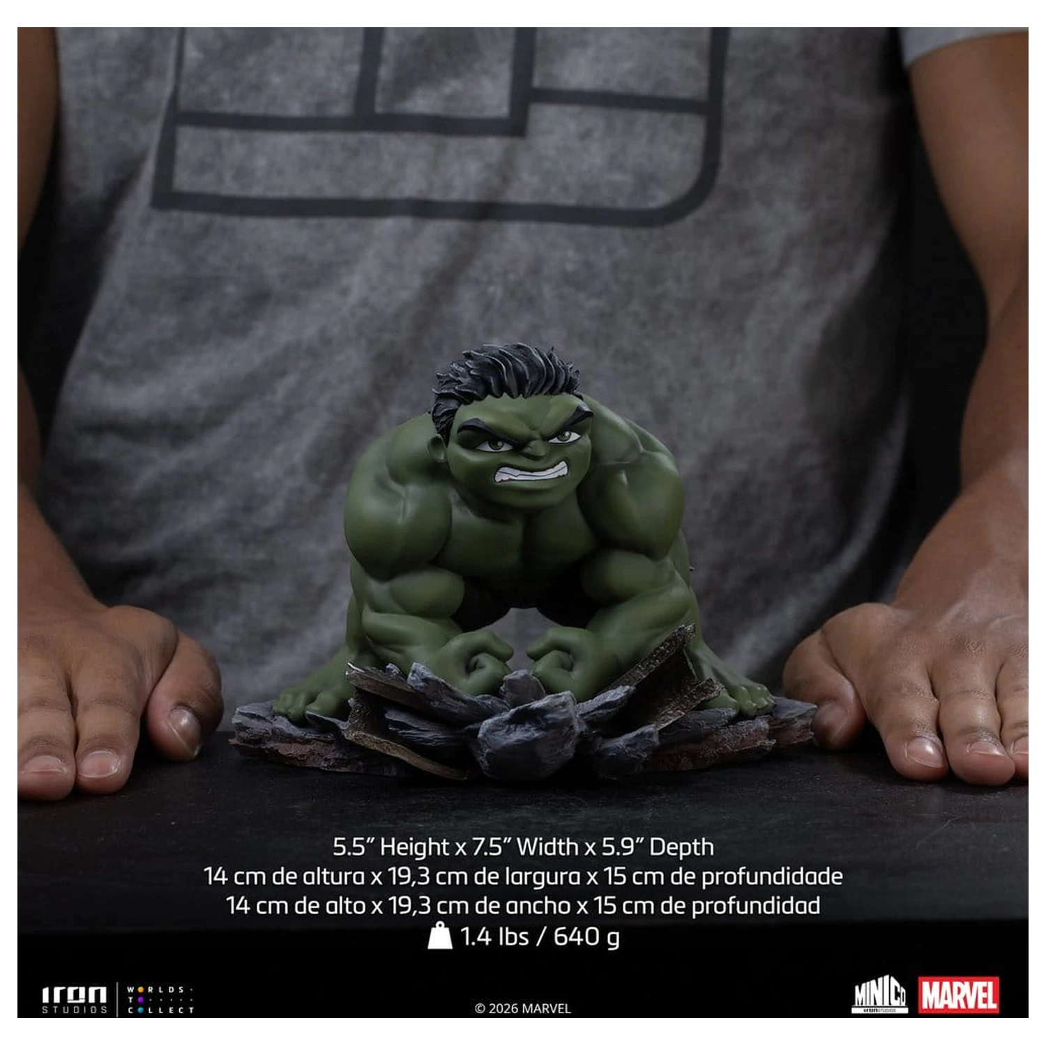 Marvel Hulk Brand New Day Minico Mini figura Hulk 14 cm termékfotó