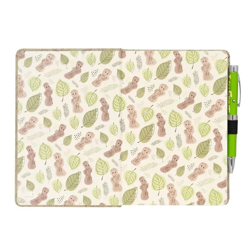 Marvel I Am Groot A5 jegyzetfüzet és projektoros toll termékfotó