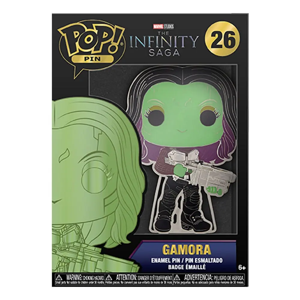 Marvel Infinity Saga Funko POP! Enamel Pin Gamora 10 cm termékfotó