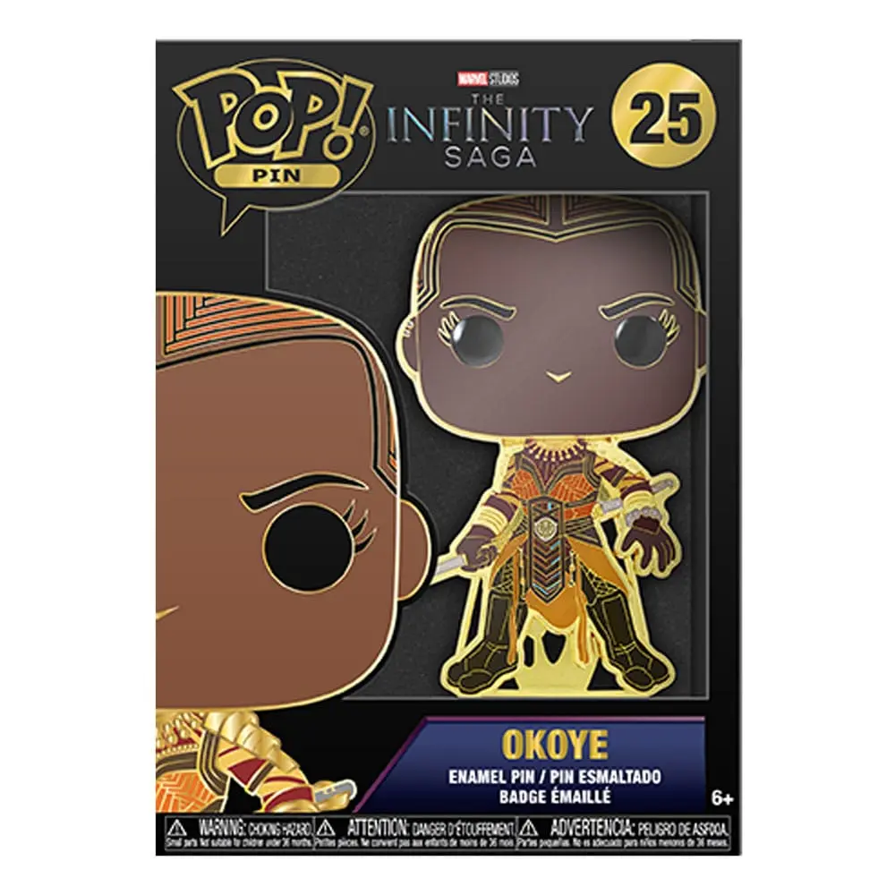 Marvel Infinity Saga Funko POP! Enamel Pin Okoye 10 cm termékfotó