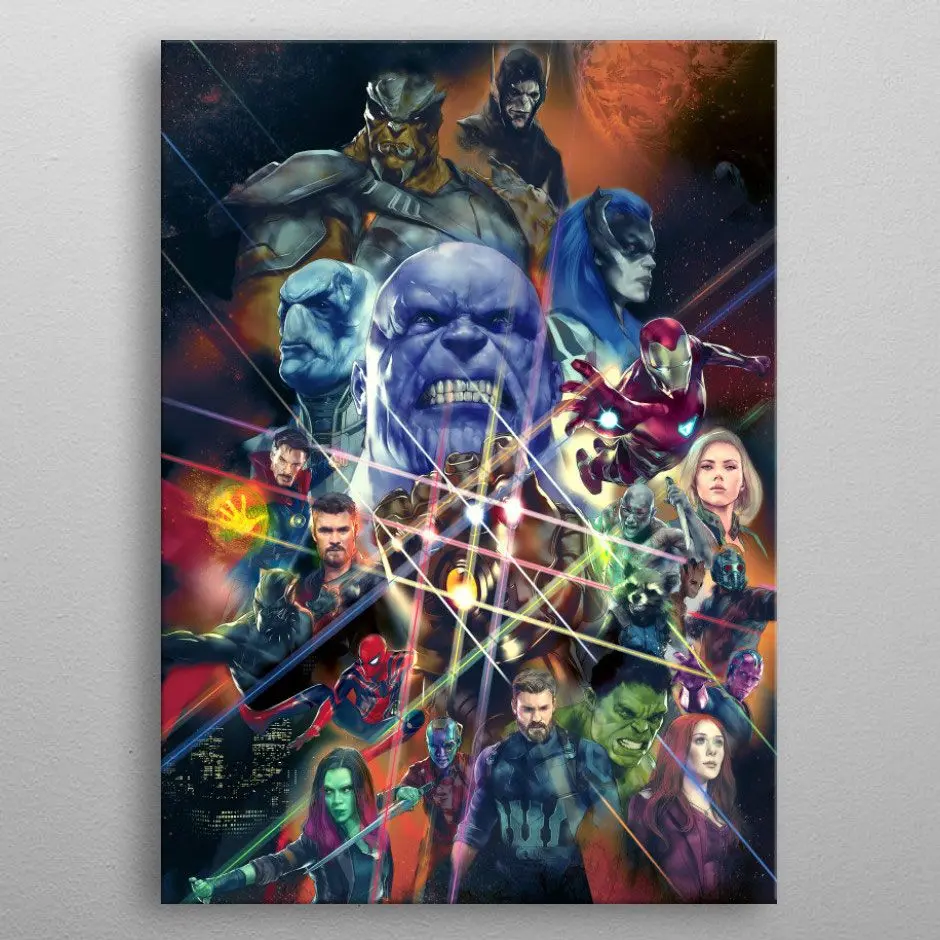 Marvel Infinity War Characters fém poszter 32 x 45 cm termékfotó
