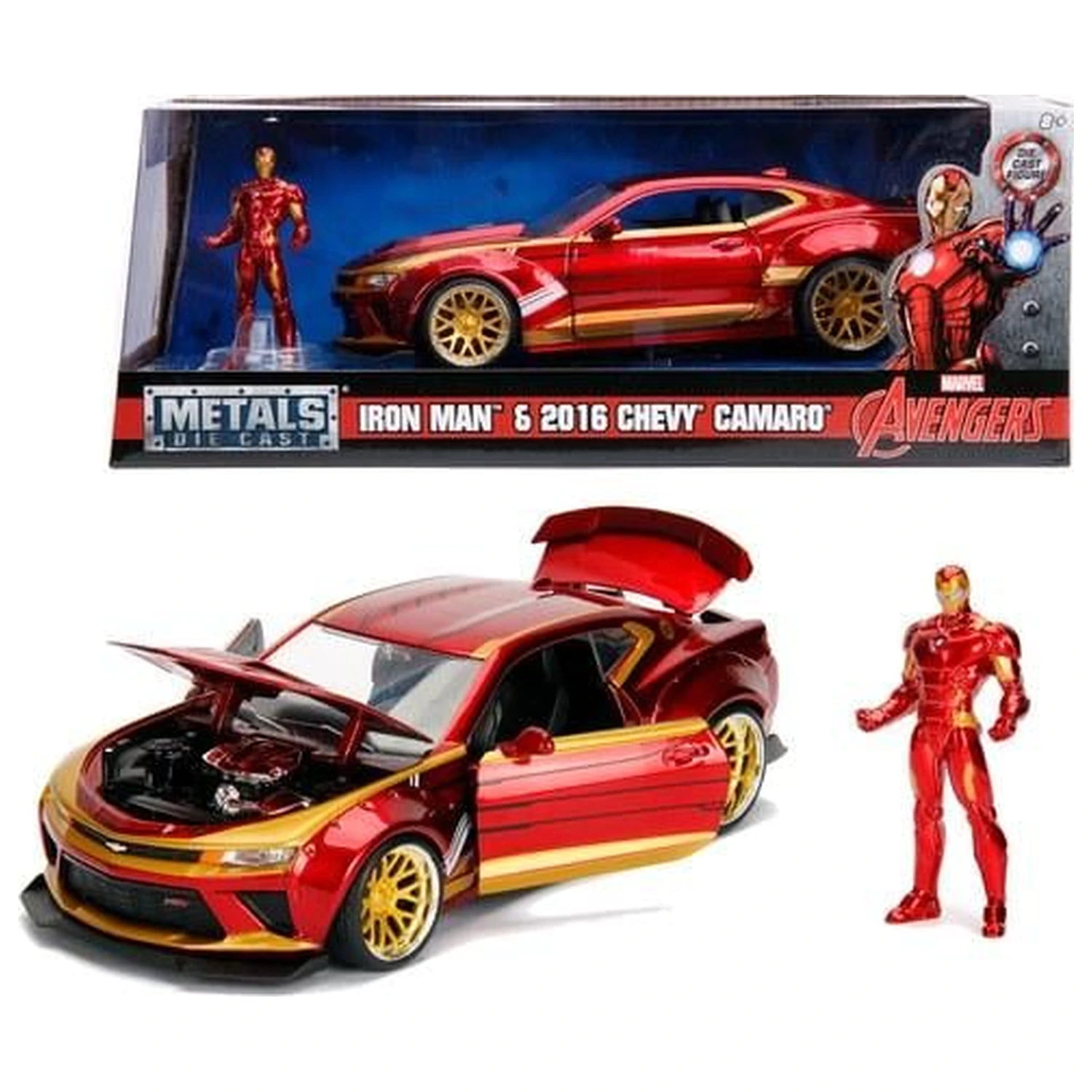 Marvel Iron Man 2016 Chevy Camaro SS 1:24 termékfotó