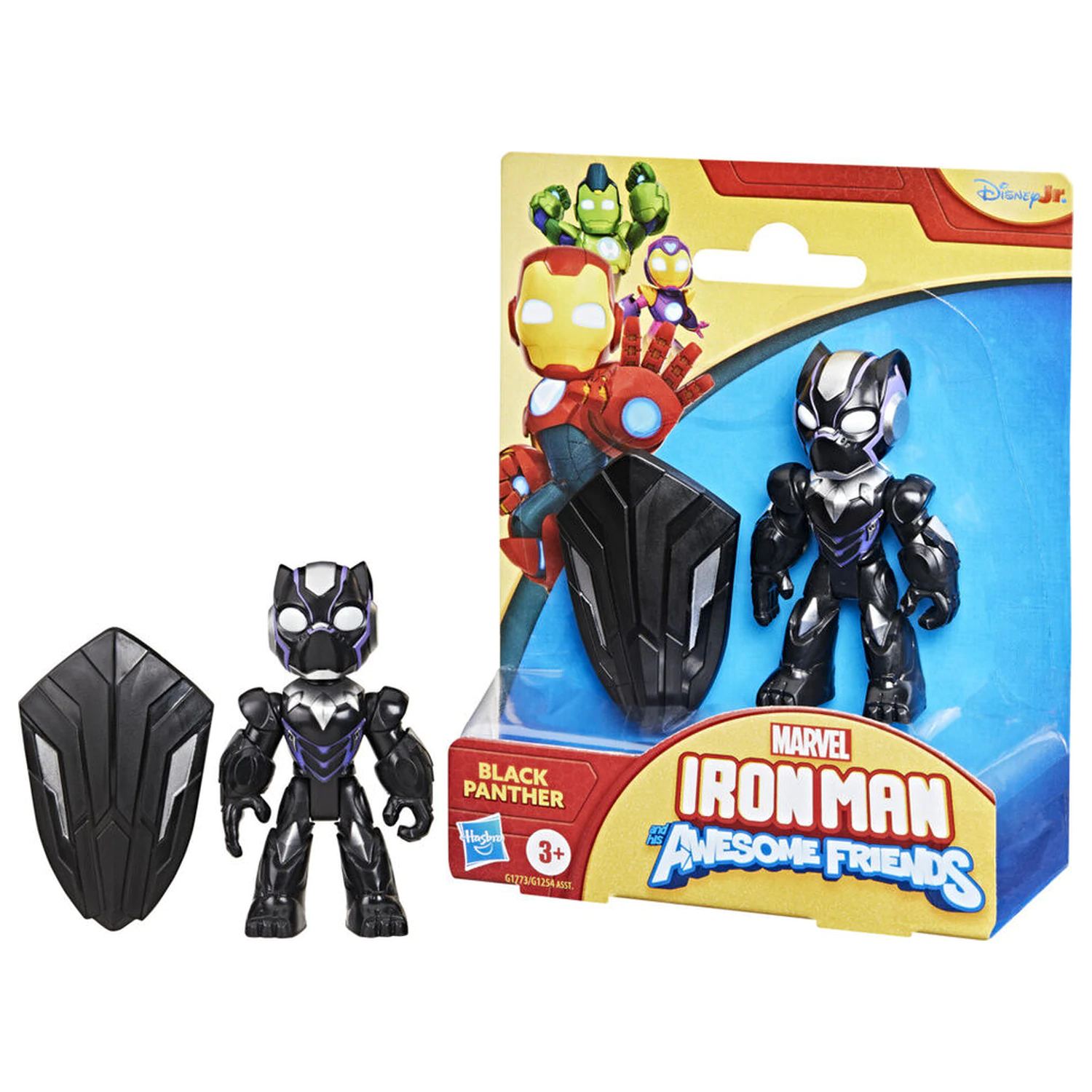 Marvel Iron Man And His Awesome Friends Black Panther figura 7cm termékfotó