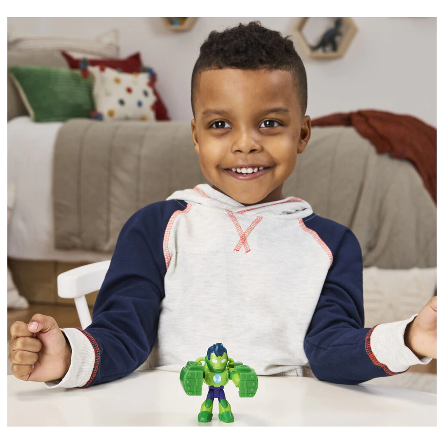 Marvel Iron Man And His Awesome Friends Iron Hulk figura 7cm termékfotó