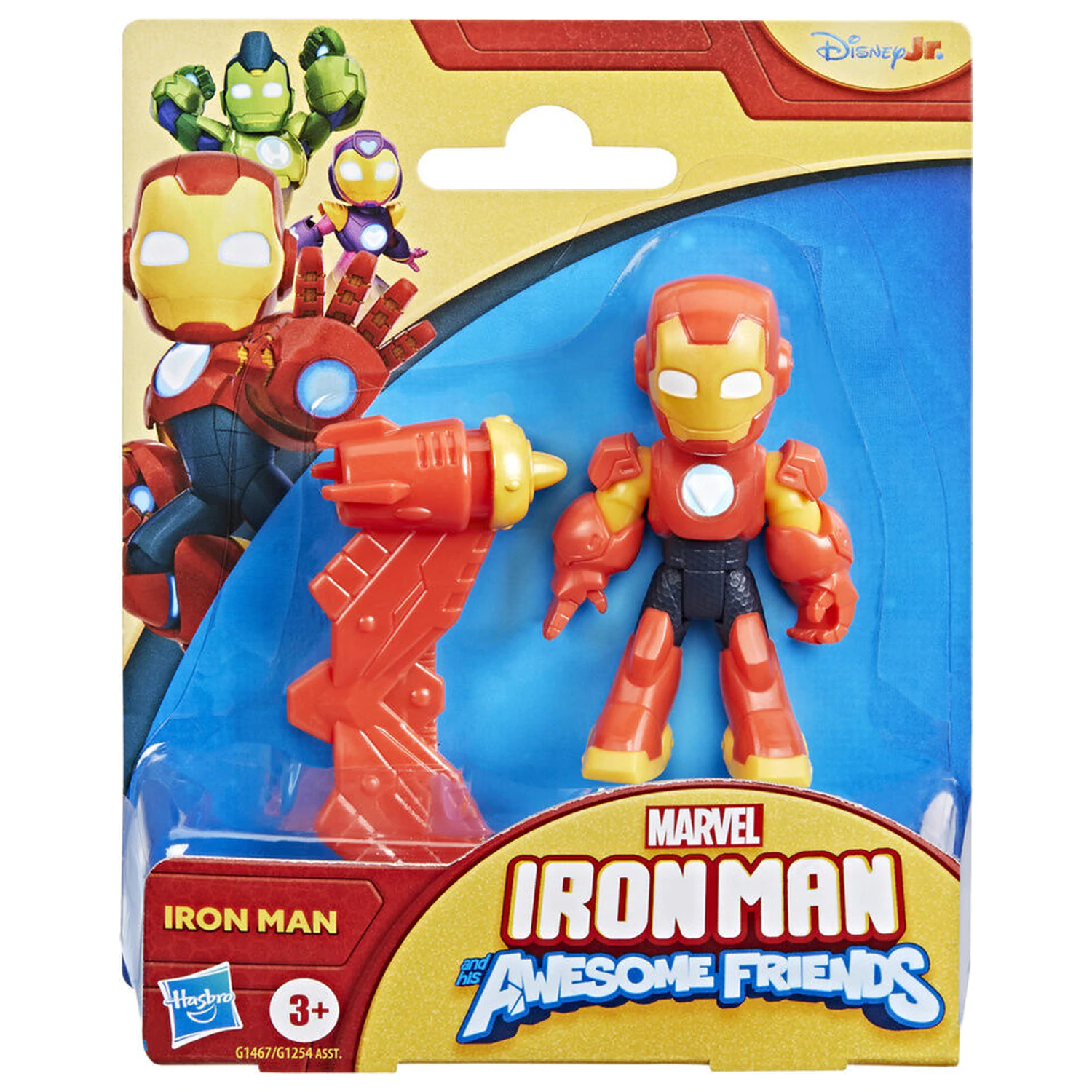 Marvel Iron Man And His Awesome Friends Iron Man figura 7cm termékfotó