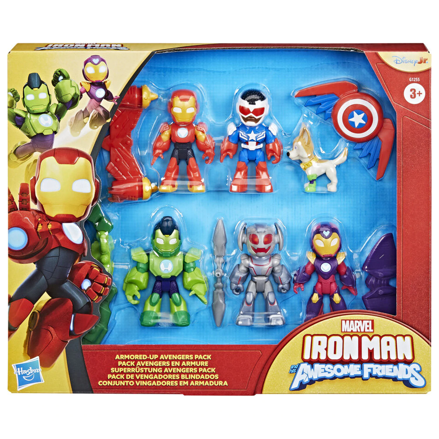 Marvel Iron Man And His Awesome Friends 6 db-os figura csomag 7cm termékfotó