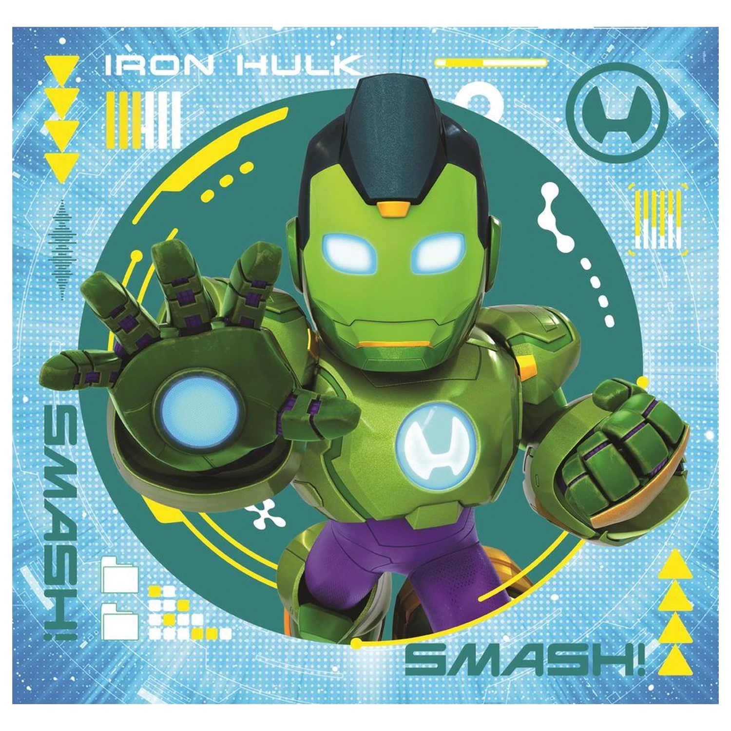 Marvel Iron Man And His Awesome Square puzzle 3x48db-os termékfotó