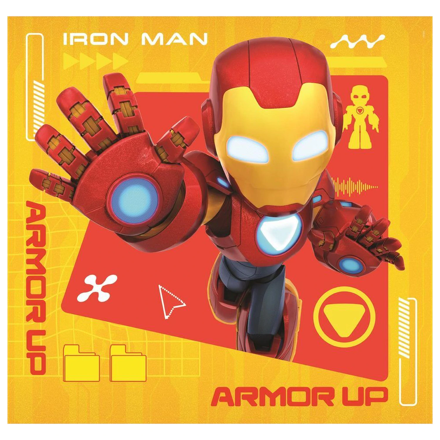 Marvel Iron Man And His Awesome Square puzzle 3x48db-os termékfotó