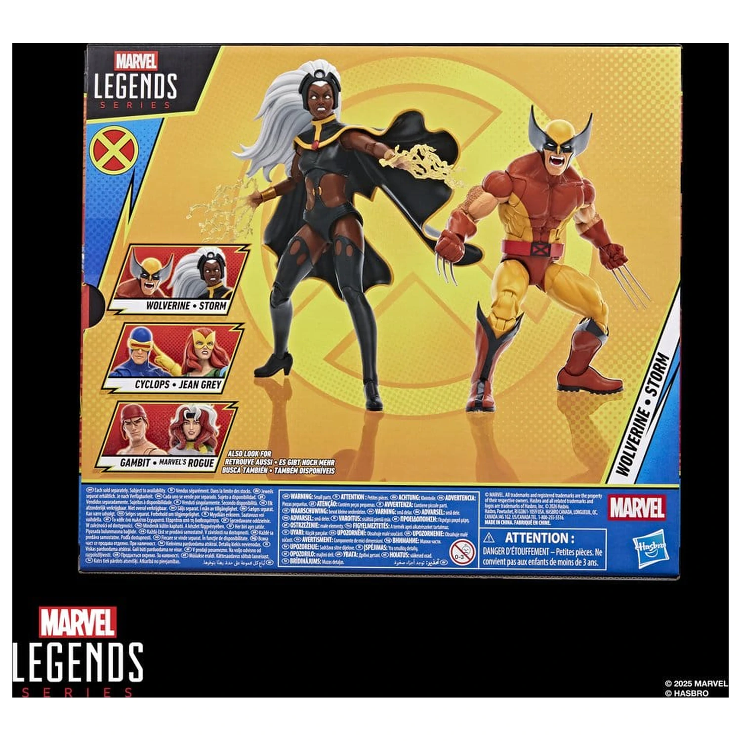 Marvel Legends 2 db-os akciófigura csomag Storm & Wolverine 15 cm termékfotó
