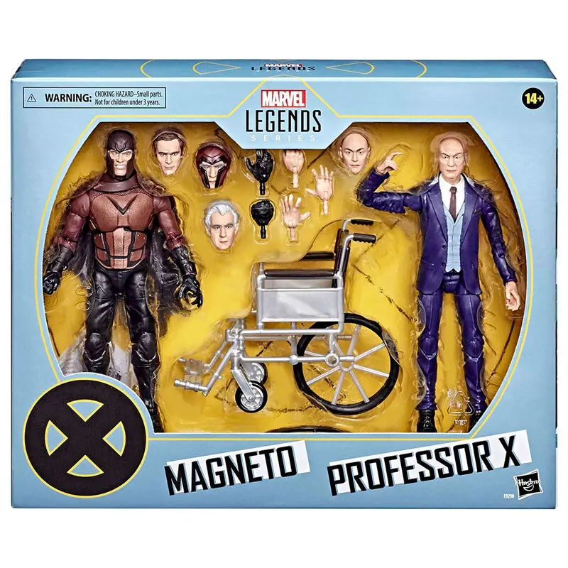 Marvel Legends 20 Évforduló Magneto and Professor X figurák 15cm termékfotó