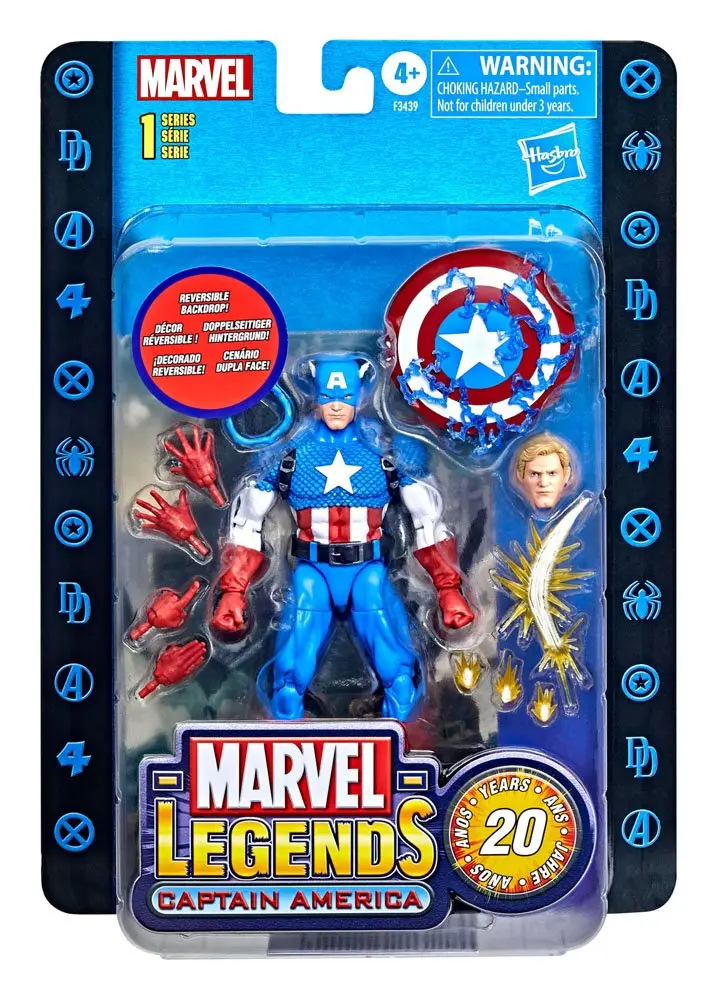 Marvel Legends 20th Anniversary Series 1 2022 Captain America akciófigura 15 cm termékfotó