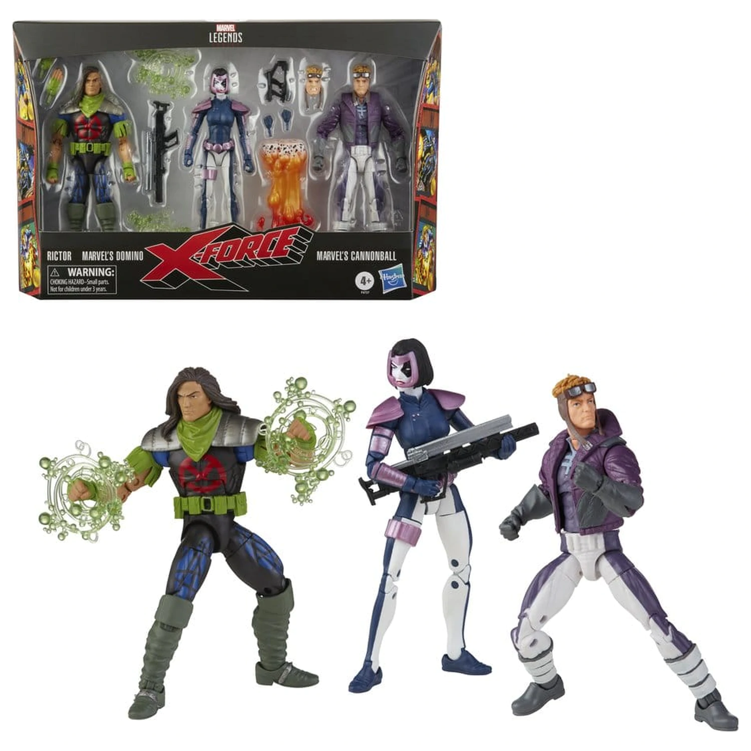 Marvel Legends 3 db-os akciófigura csomag X-Force 15 cm termékfotó