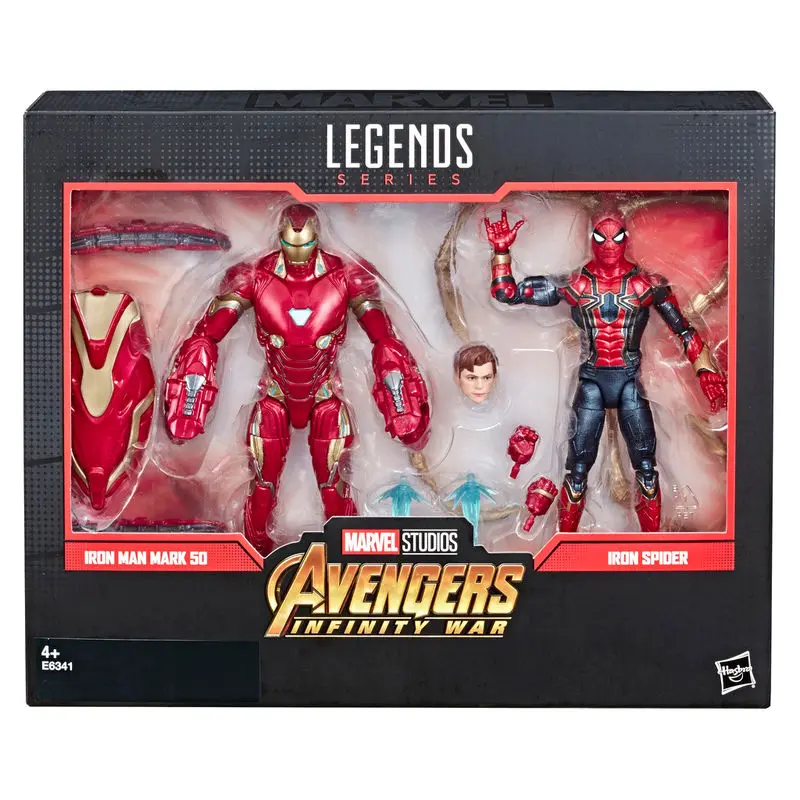 Marvel Legends 80 Évforduló Iron Spider &amp; Vasember csomag figura termékfotó