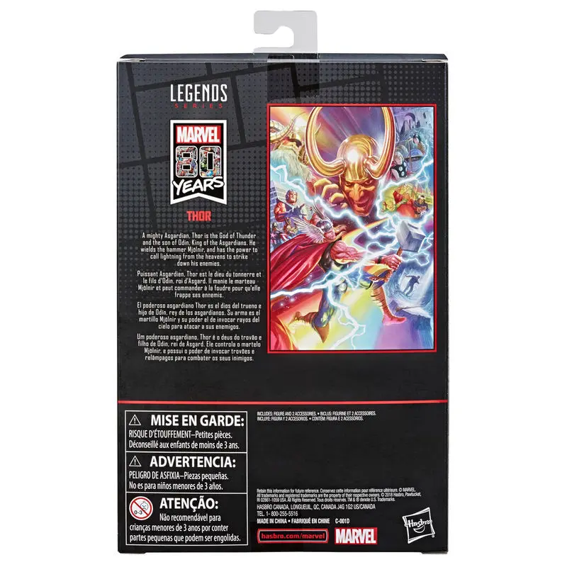Marvel Legends 80 Évforduló Thor figura 15cm termékfotó