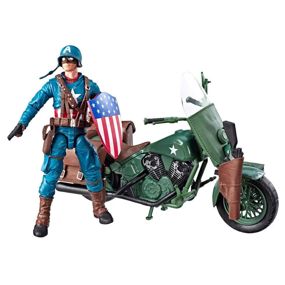 Marvel Legends Amerika Kapitány figura és jármű csomag termékfotó